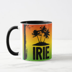 IRIE Jamaican Rastafarian Flag Farben Karibik Tasse
