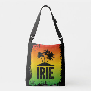IRIE Jamaikaner Rastafarian Patwah Gruß Tragetaschen Mit Langen Trägern