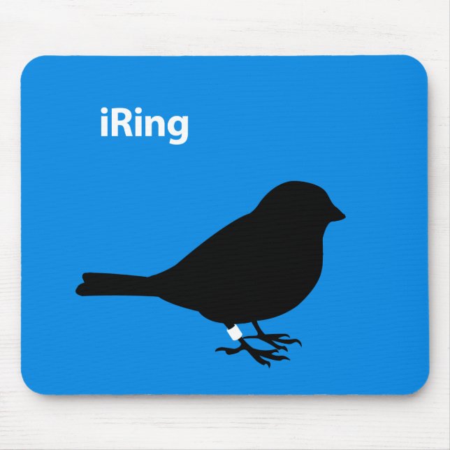 iRing Blau Mousepad (Vorne)