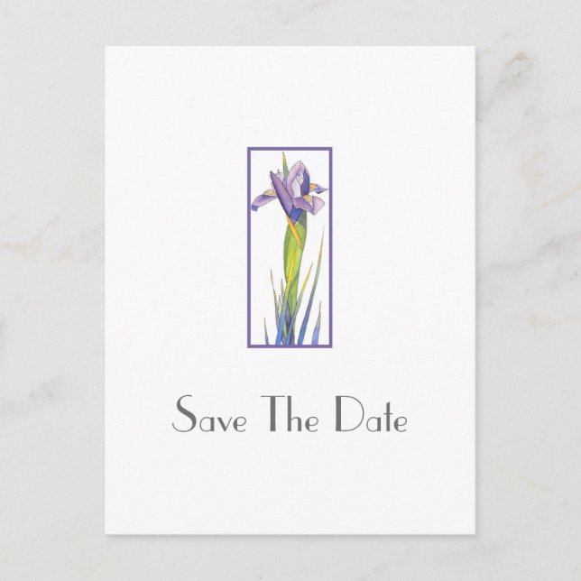 Iris 2 Postkarte (Vorderseite)