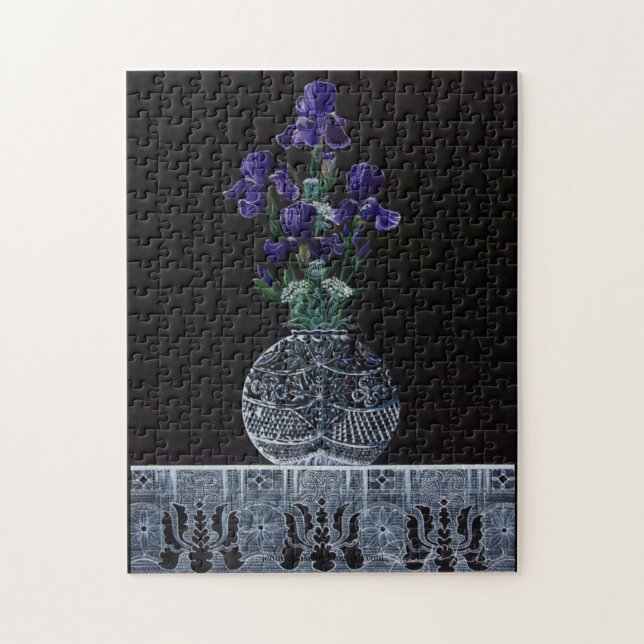 Iris and Lace Puzzle (Vertikal)