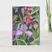 Iris Birthday Card