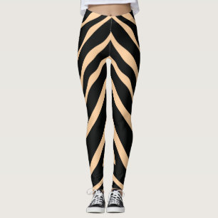 Iris Black Linear Towy Leggings