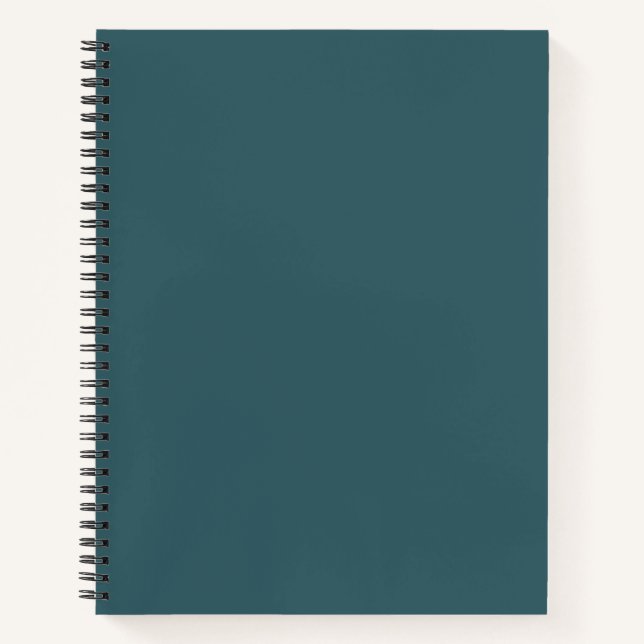 Iris Blue Spiral Notebook Notizbuch (Vorderseite)