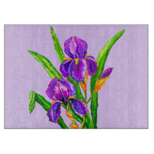 Iris Blume Cutting Board Schneidebrett