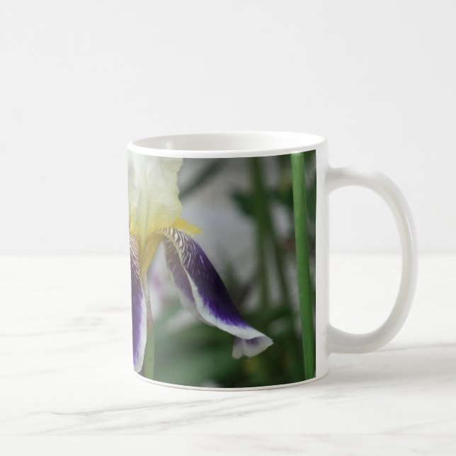 Iris Blume Foto Tasse (Rechts)