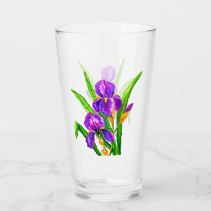 Iris Blume Glass Glas