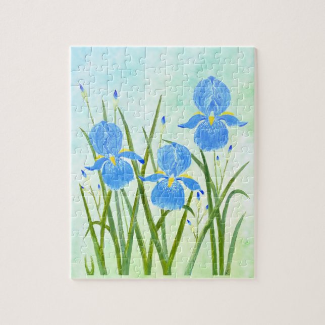 Iris Blume Jigsaw Puzzle (Vertikal)