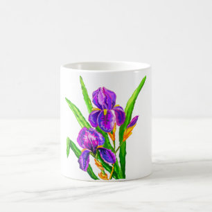Iris Blume Kaffee Tasse Irische