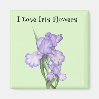 Iris Blume Magnet