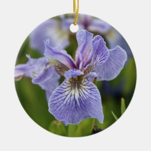 Iris Blume Ornament