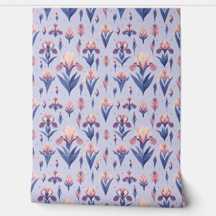 Iris Blume Pattern Tapete