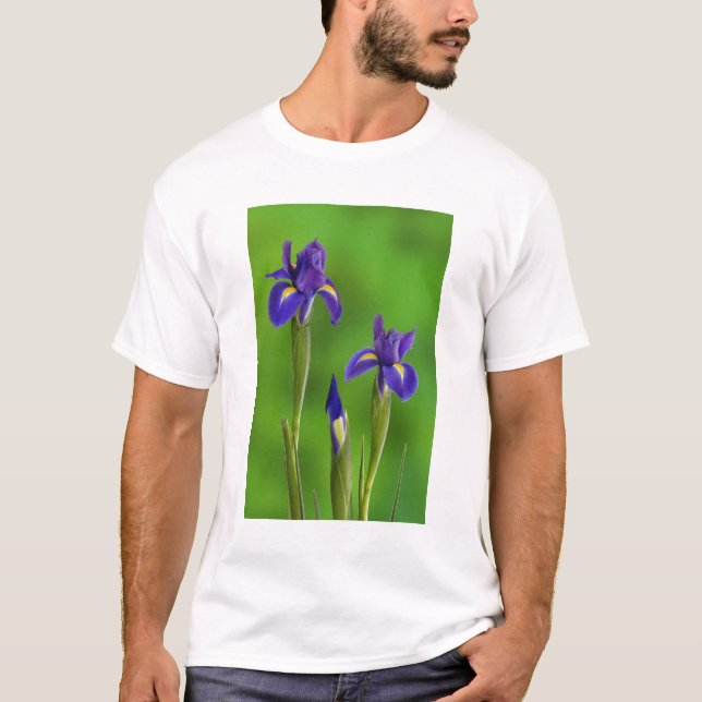 Iris-Blume T-Shirt (Vorderseite)