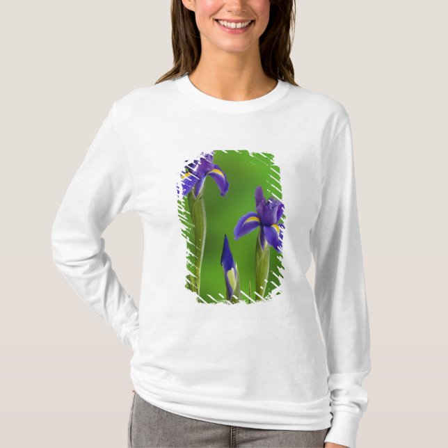 Iris-Blume T-Shirt (Vorderseite)