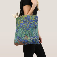 Iris Blumen Vincent Van Gogh Monogrammierte Kunst