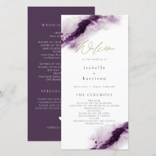 IRIS   Boho Plum Lila Watercolor Splash Programm