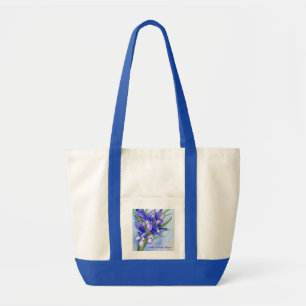 Iris Bouquet Blume Malerei Tote Bag Tragetasche