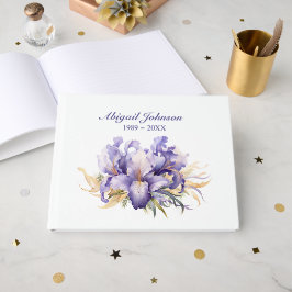 Iris Bouquet für den Gedächtnisdienst Gästebuch