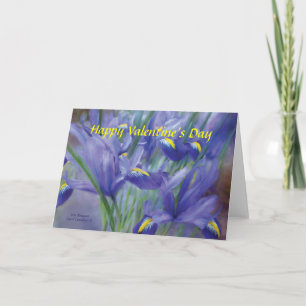Iris Bouquet Valentine's Day ArtCard Feiertagskarte