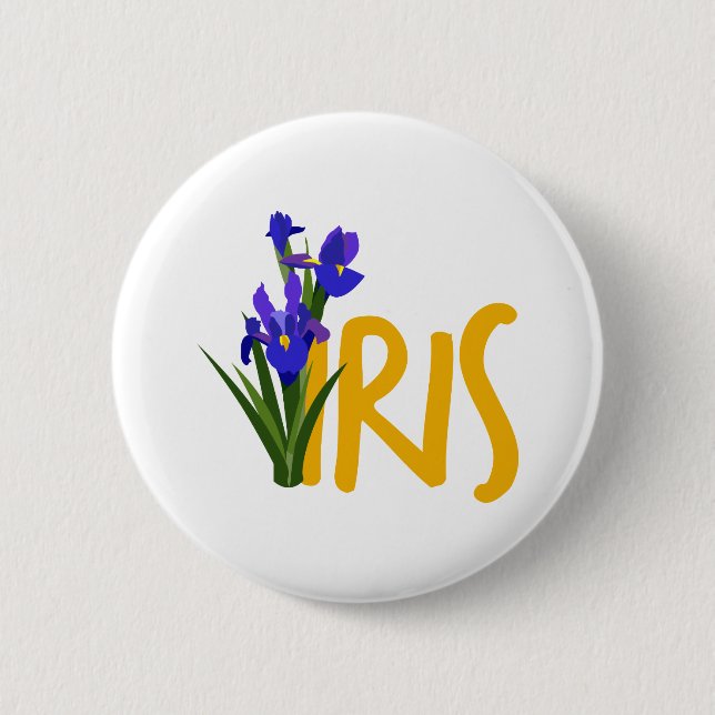 Iris Button (Vorderseite)