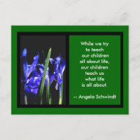 Iris Card 2 FramesDas MUSEUM Zazzle gibt grünes