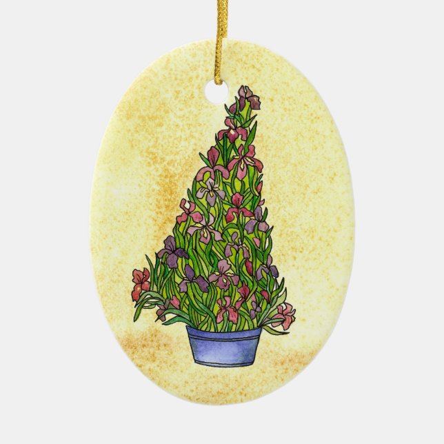 Iris Christmas Tree Ornament (Vorne)