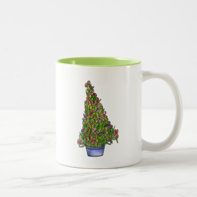 Iris Christmas tree Tasse (Rechts)