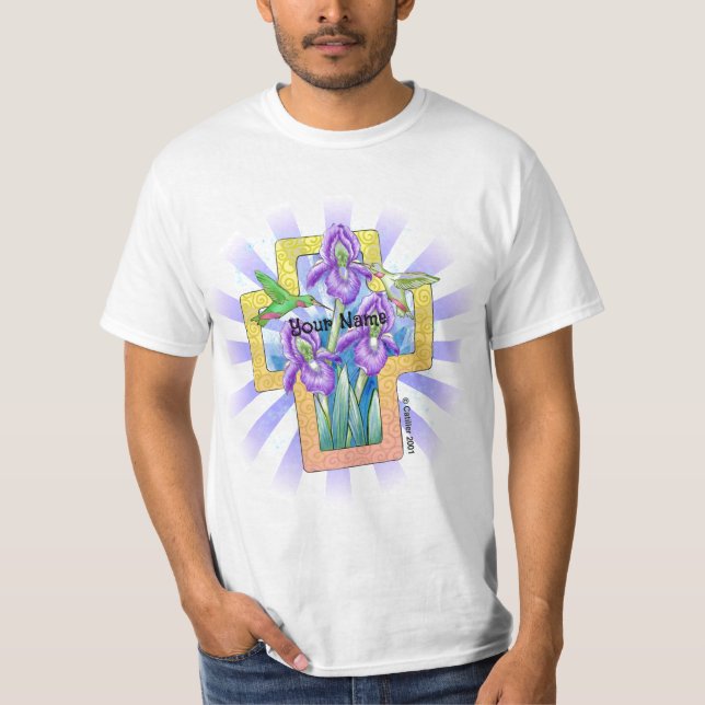 Iris Cross Christlich T - Shirt (Vorderseite)