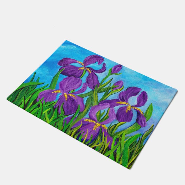 Iris Doormat Fußmatte (Schrägansicht)