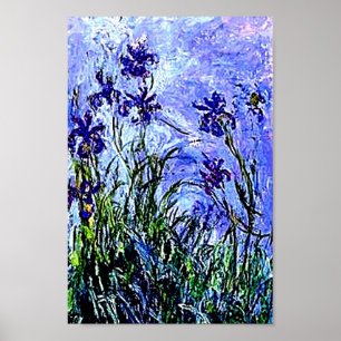 Iris durch Claude Monet-Plakat Poster