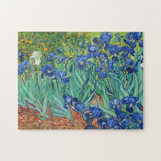 Iris durch Van Gogh Puzzle (Horizontal)