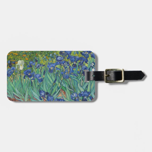 Iris durch Vincent van Gogh 1889 Gepäckanhänger (Vorderseite horizontal)