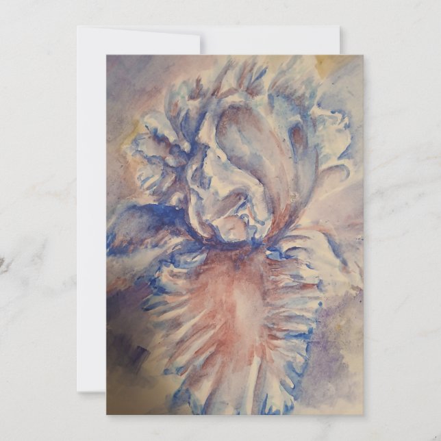 Iris Feiertagskarte (Vorderseite)