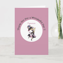 Iris - Fleur-de-Lis Whimsical Blume Party Supply Dankeskarte