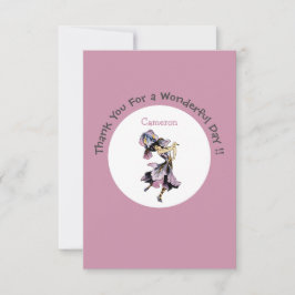 Iris - Fleur-de-Lis Whimsical Blume Party Supply Dankeskarte