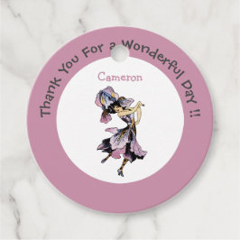 Iris - Fleur-de-Lis Whimsical Blume Party Supply Geschenkanhänger