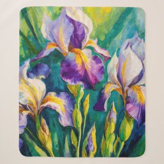 Iris Floral Sherpadecke