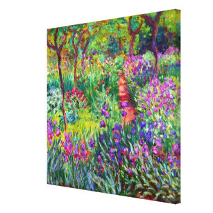 Iris Garden bei Giverny Leinwanddruck