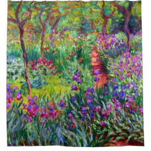 Iris Garden Claude Monet Duschvorhang