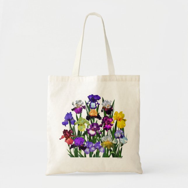 Iris-Garten Tragetasche (Vorne)