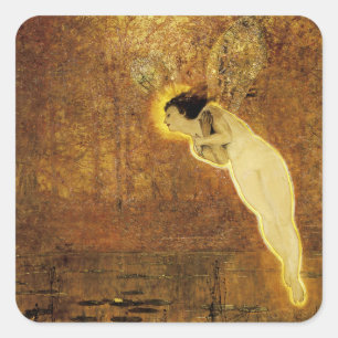 Iris, Geist des Regenbogens Quadratischer Aufkleber