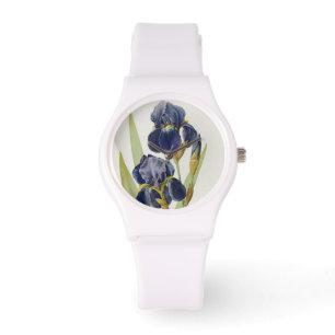 Iris Germanica, von `Les Liliacees', 1805 Armbanduhr