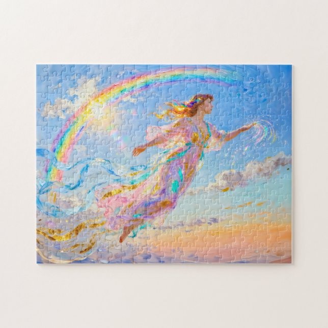 Iris Göttin des Regenbogens aus der griechischen M Puzzle (Horizontal)