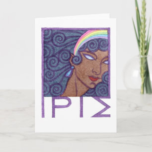 Iris Greeting Card Karte