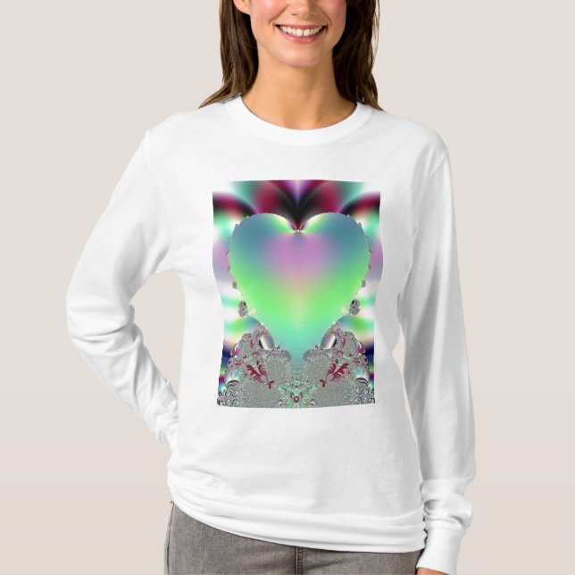 Iris-Herz T-Shirt (Vorderseite)