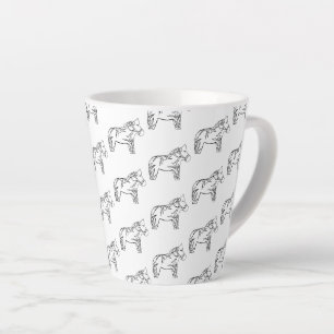 Iris Horse Milchtasse
