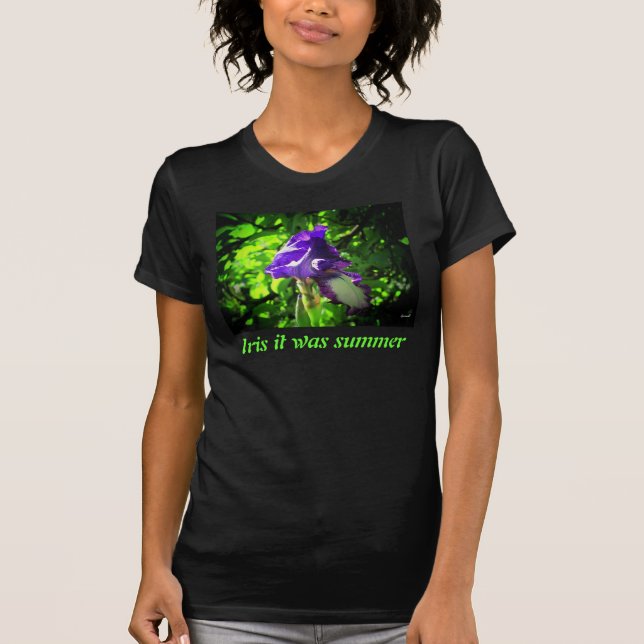 Iris (Ich wünschte, es war Sommer T-Shirt (Vorderseite)