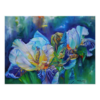 "Iris II"-Gemälde von Timothy Orikri Fotodruck