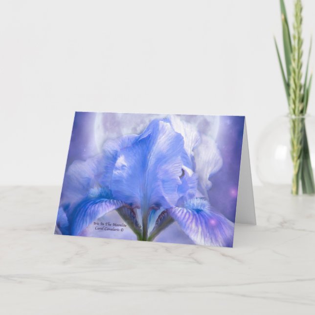 Iris in der Moonlite ArtCard Karte (Vorderseite)