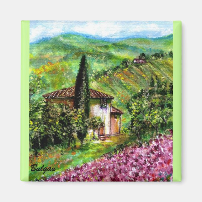 IRIS IN DER TUSKANIE MAGNET (Vorne)